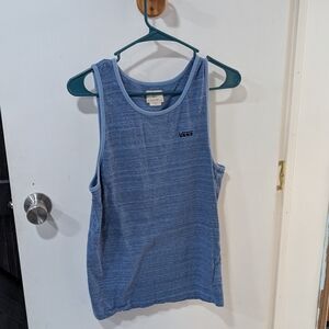 Vans Women's Heathered Blue Tank Top